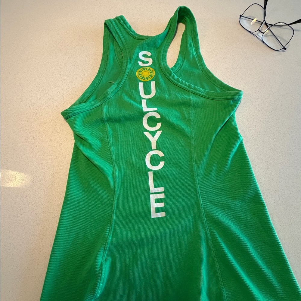 Soul cycle preowned racer back tank top
